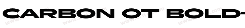 Carbon OT Bold字体转换